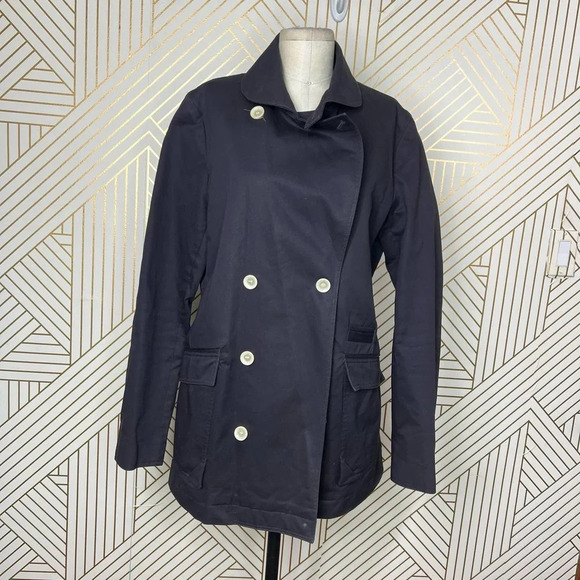 Reiss 1971 Men's Grenson Coat Jacket Navy Blue Size Medium